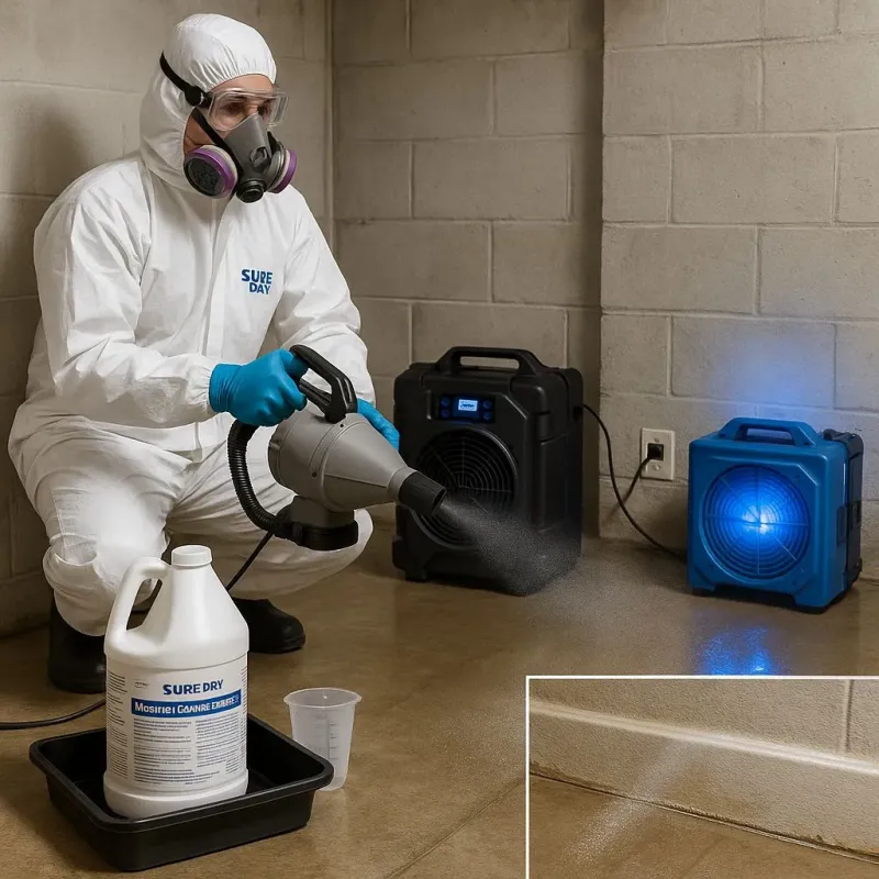 Sanitization and Odor Removal process in Krugerville, TX