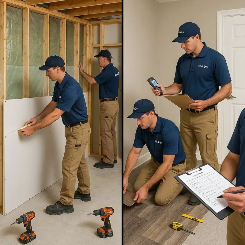Repairs and Reconstruction process in Krugerville, TX